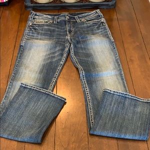 Embellished Silver Suki Jean.